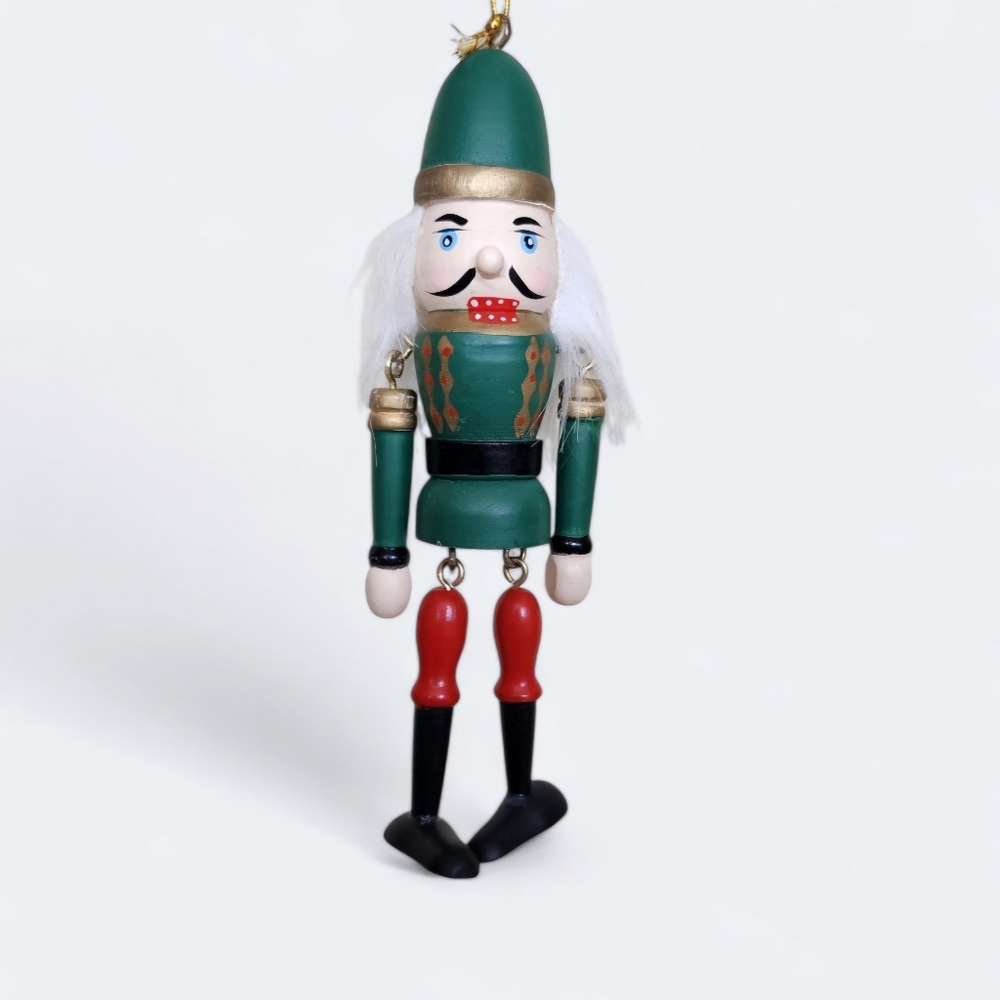 Vintage Nutcracker Soldier Christmas Ornament Unique Fun - Picture 5 of 9